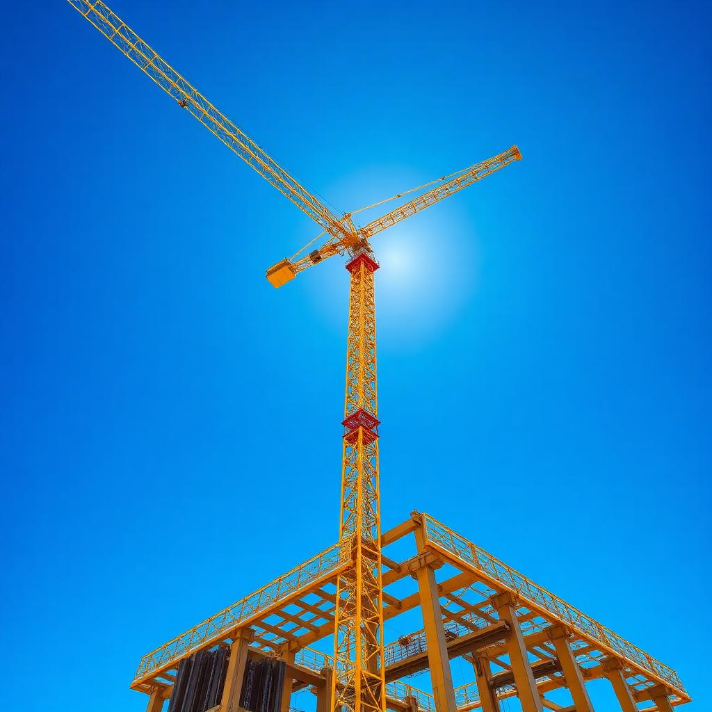 Potain MDT 219 Tower Crane — 10-ton lift